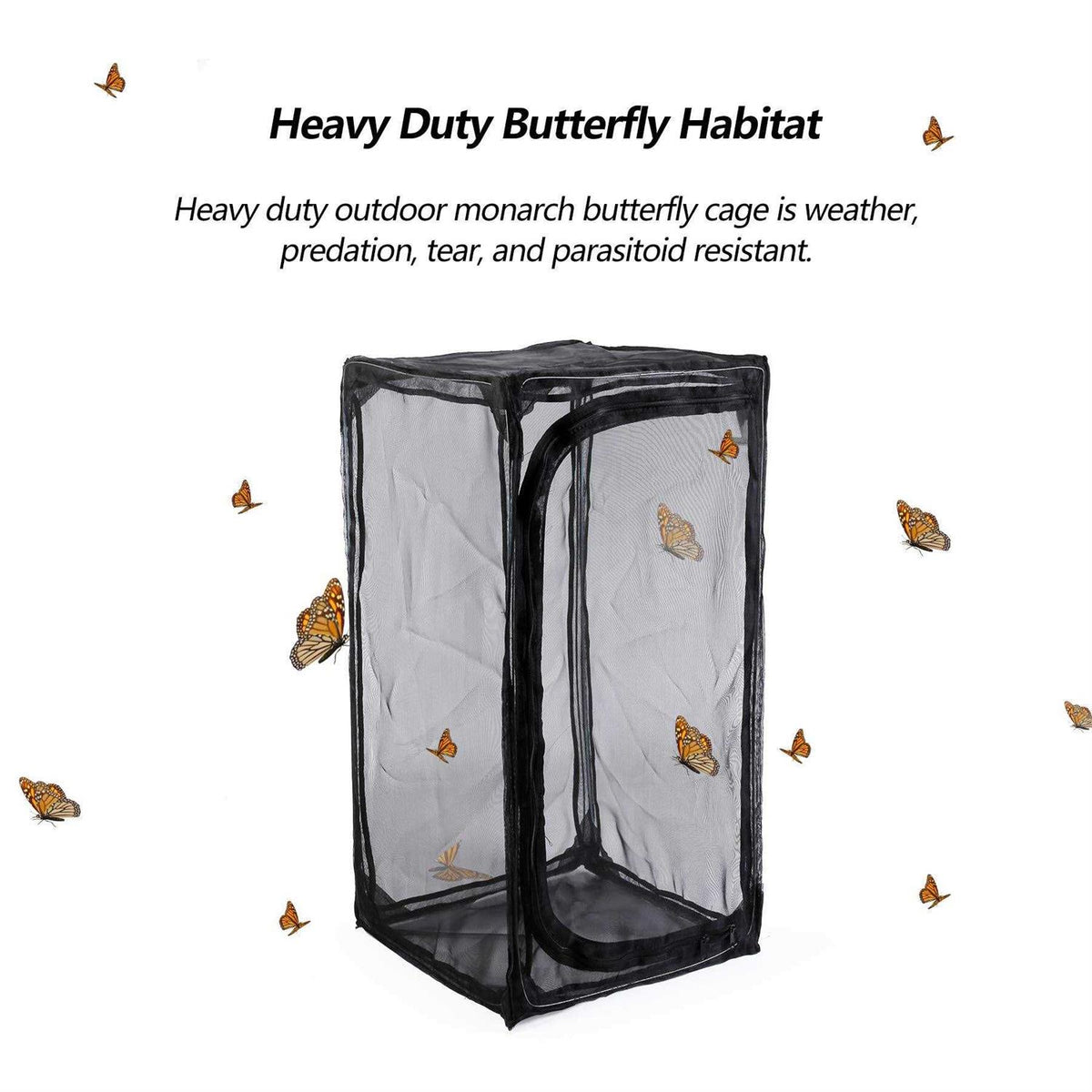 Collapsible Mesh Insect Cage with Zipper L946