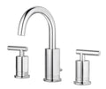 Polished Chrome Widespread Double Handle Bath Faucet E84588