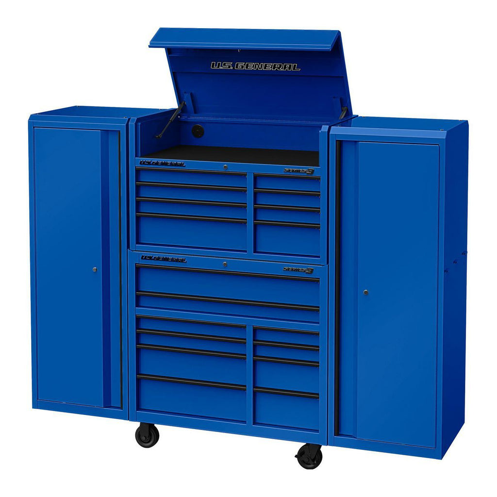 42 in. x 22 in. Blue Roll Cab P355