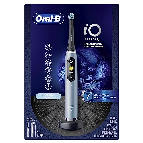 Black Onyx Electric Toothbrush with 3 Replacement Brush Heads T6259