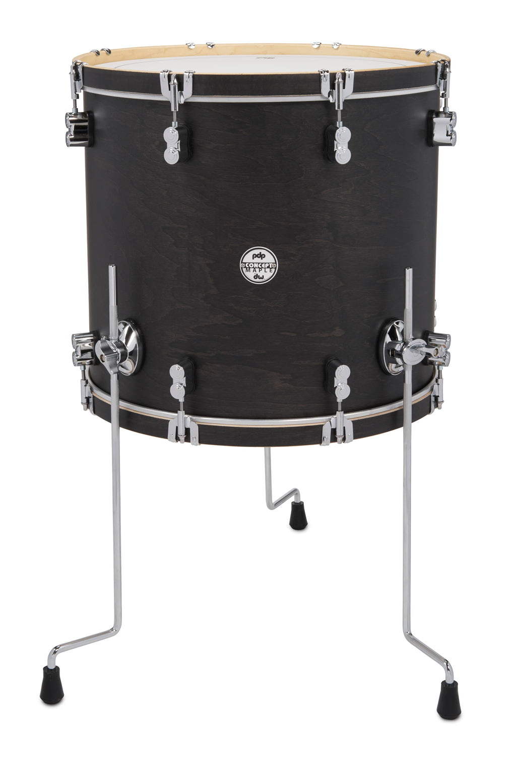16x18 Floor Tom Ebony Stain W345769