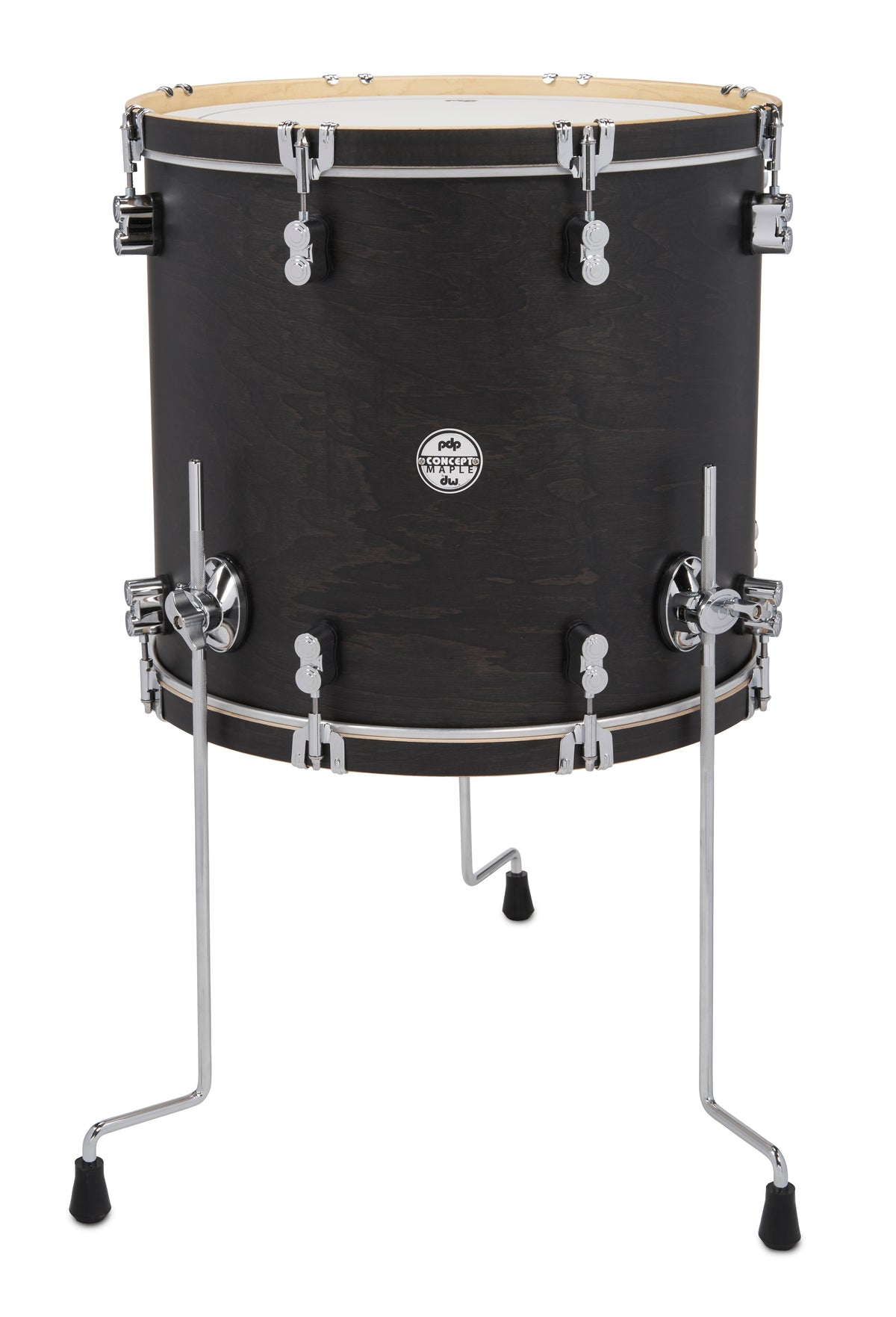 16x18 Floor Tom Ebony Stain W345769