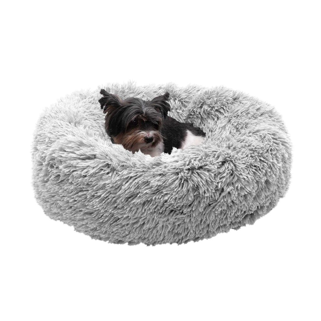 Calming Cuddler Long Fur Donut Dog Bed V393