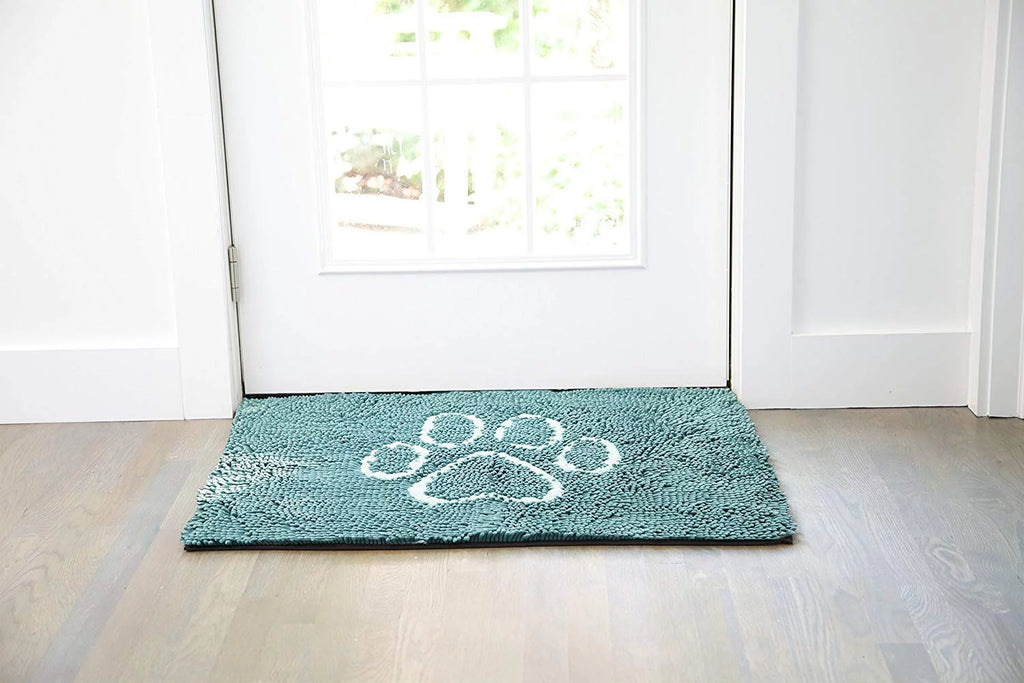 Black Microfiber Doormat 23x16 N64429