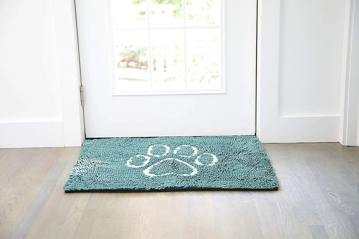 Black Microfiber Doormat 23x16 N64429