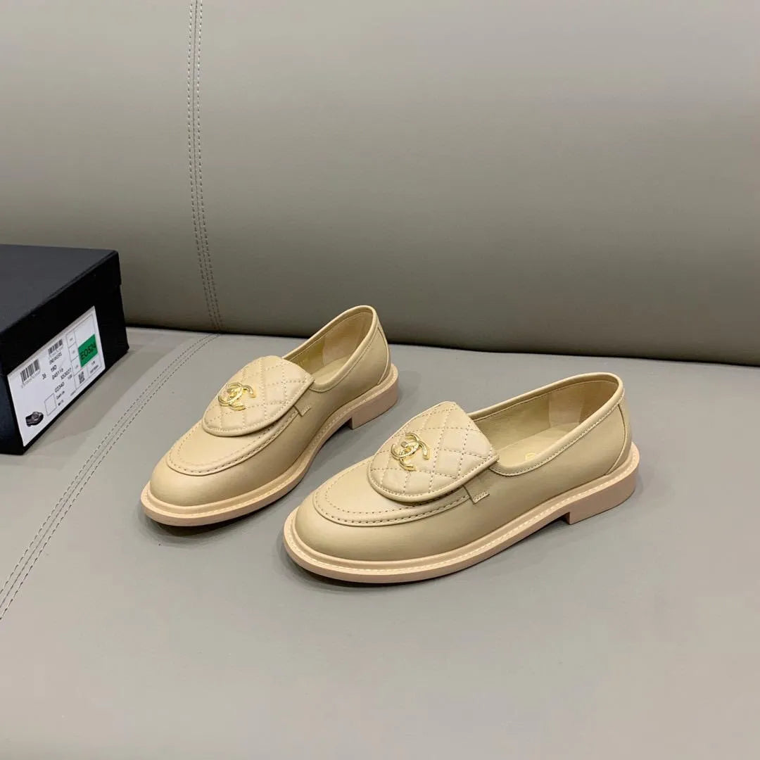 Beige Loafers I246