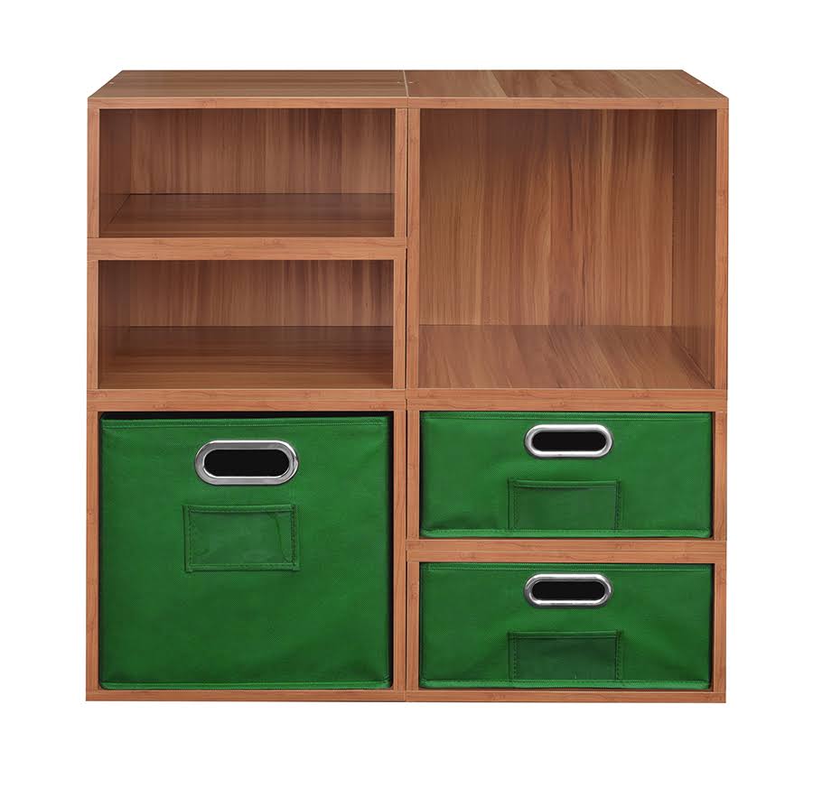 1 Half Cube/1 Full Cube Storage Set with Foldable Storage Bins S128710