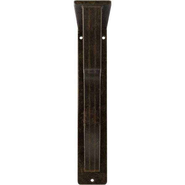 Wrought Iron Bracket Antiqued Pale Gold Triple Center Brace T79029