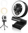 1080P Webcam with Microphone and Light W288597