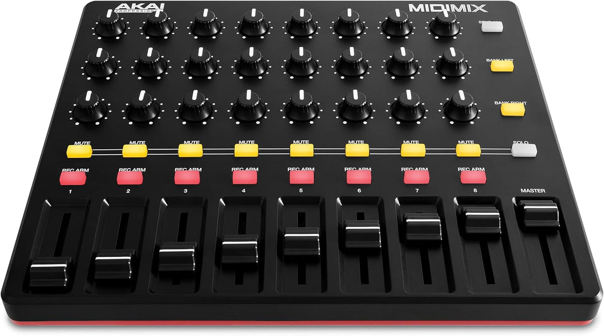 USB MIDI Controller Mixer with Assignable Faders, 24 Knobs, 16 Buttons C50601