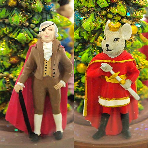 Nutcracker 100MM Musical Holiday Glitterdome H91377
