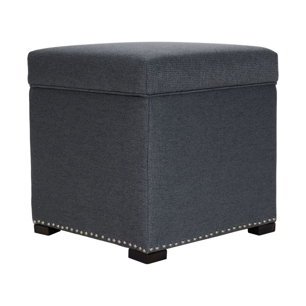 Square Upholstered Storage Ottoman F25969