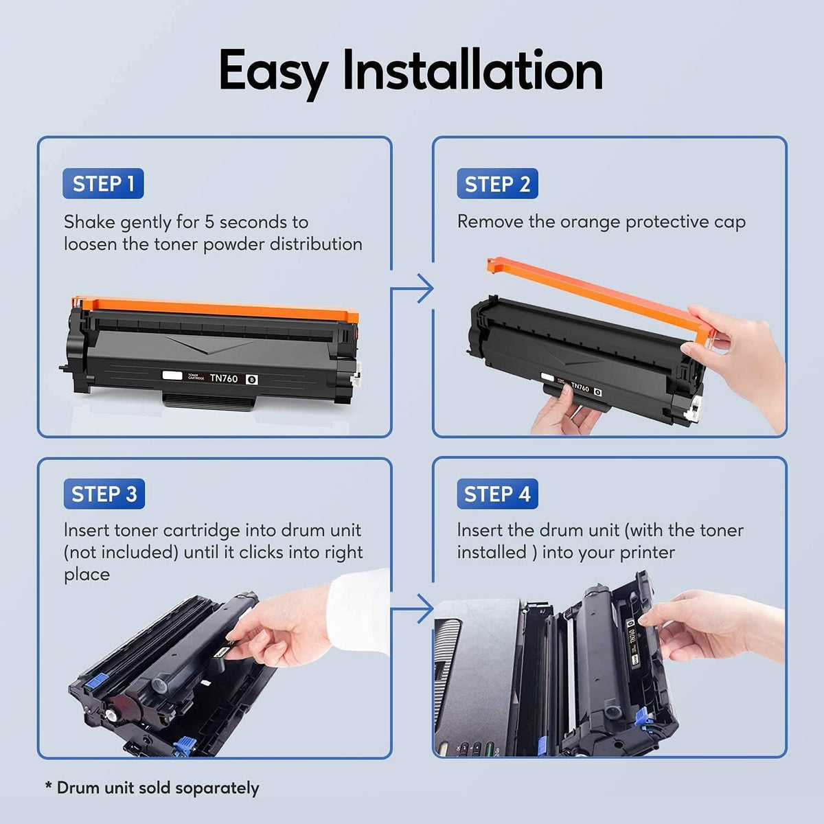 Black 4-Pack Toner Cartridge K577762