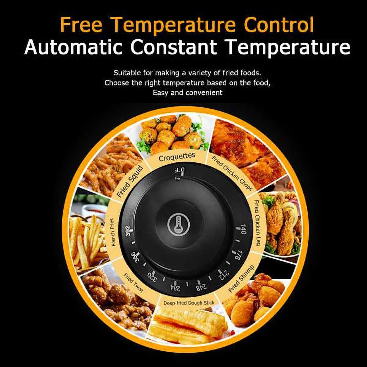12L 5000W Stainless Steel Electric Countertop Deep Fryer G134