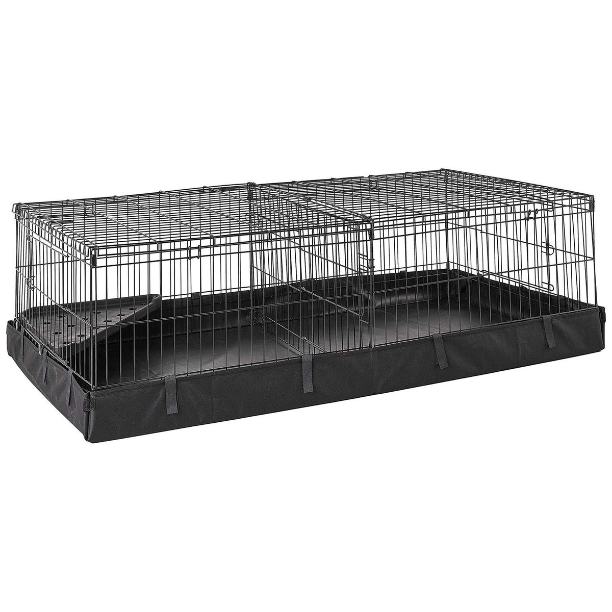 Canvas Bottom Pet Cage with Divider Set P31705