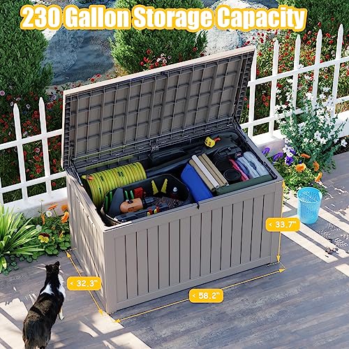 150 Gallon Waterproof Resin Outdoor Storage Box I717
