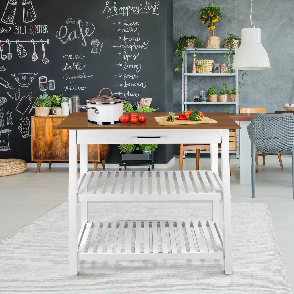 Kitchen Island with Solid American Cherry Top H120
