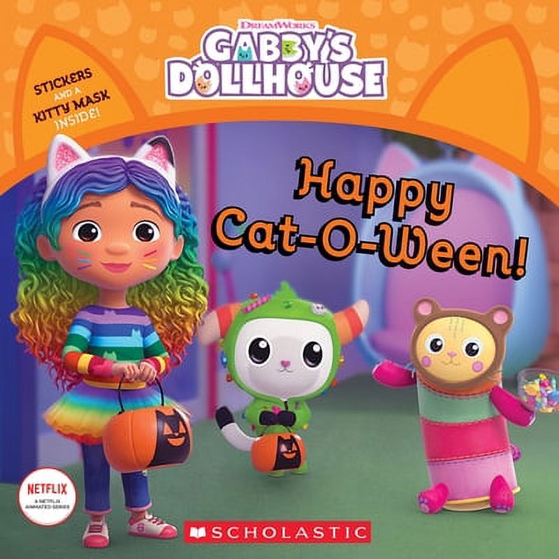 Happy Cat-O-Ween! (Gabby's Dollhouse Storybook) (Paperback) M815428