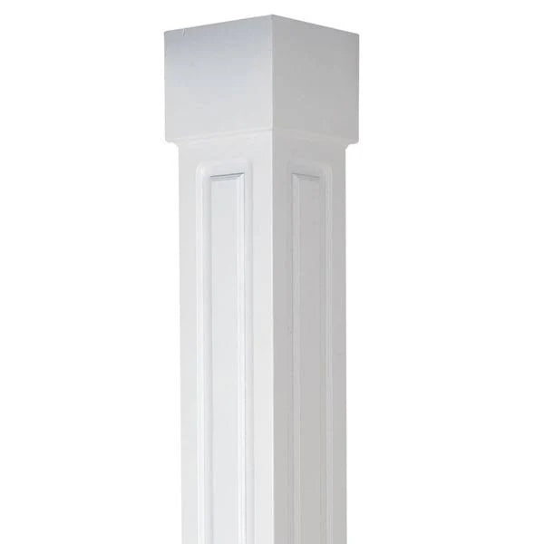 8x22W x 12&H Raised Panel Column with Standard Capital & Base B17930