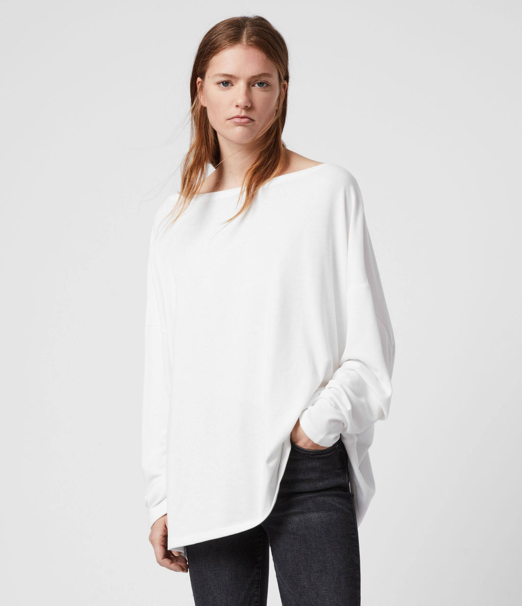 Oversized Tee Chalk White N991059