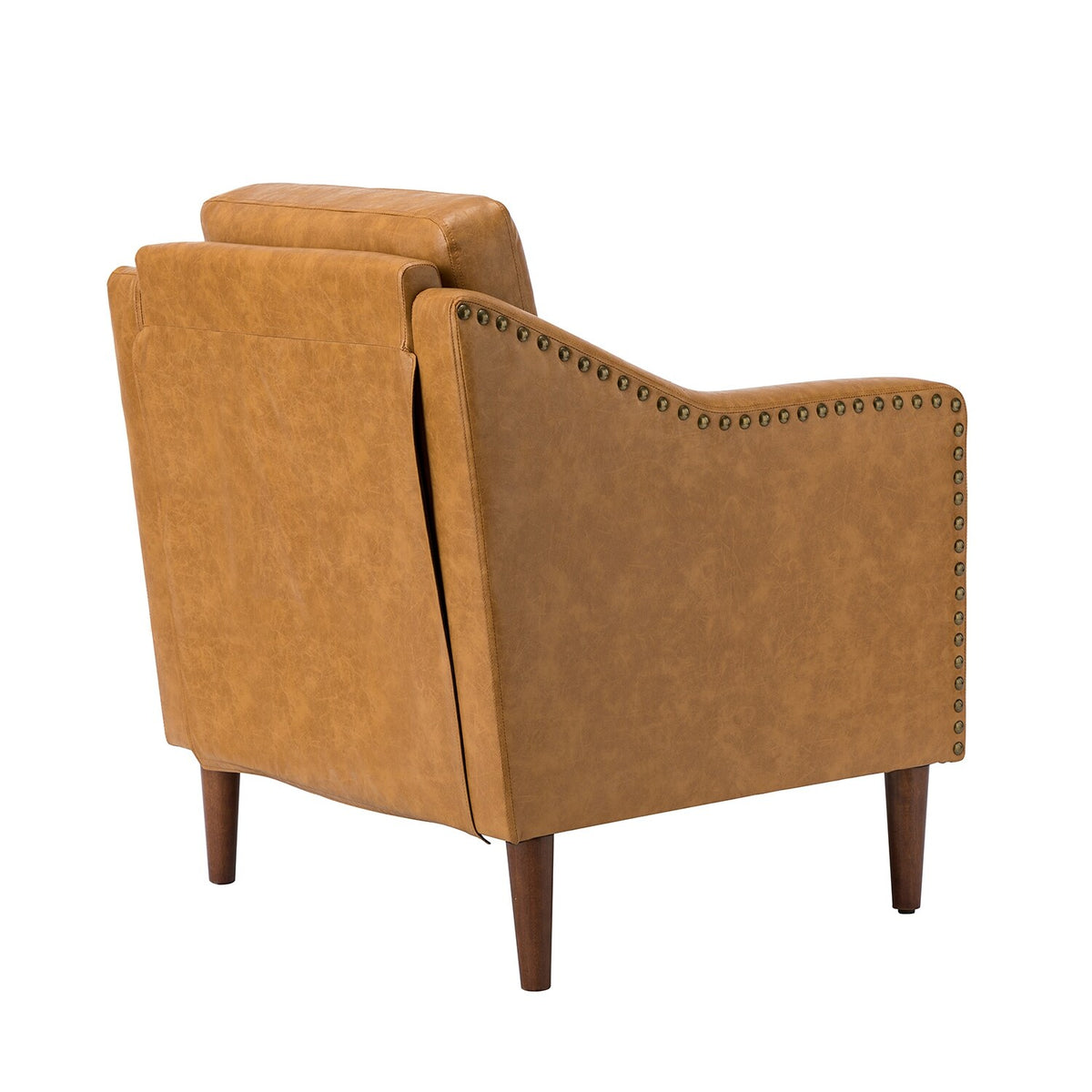Transitional Armchair with Sloped Arms O62364