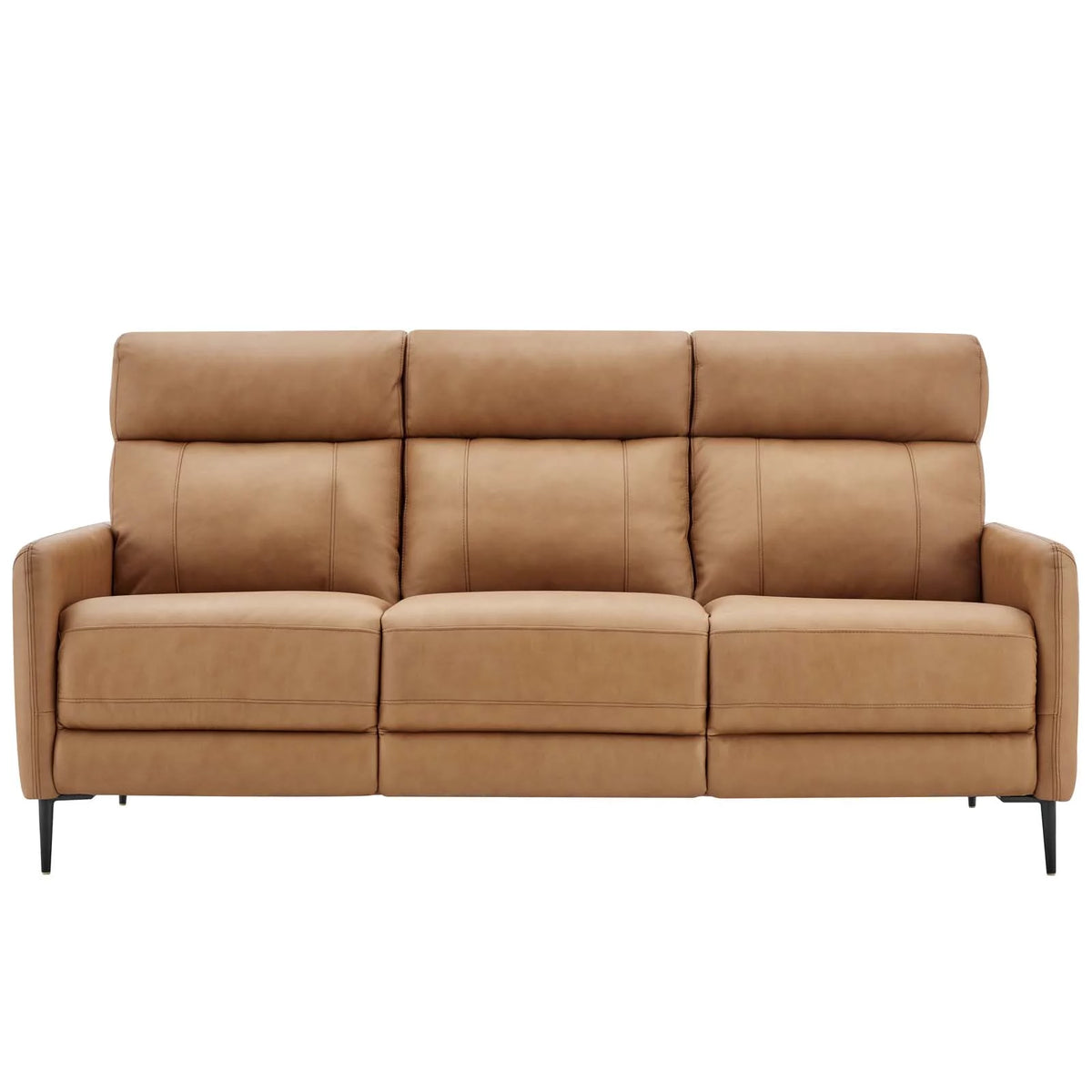 Tan Leather Sofa Y76159