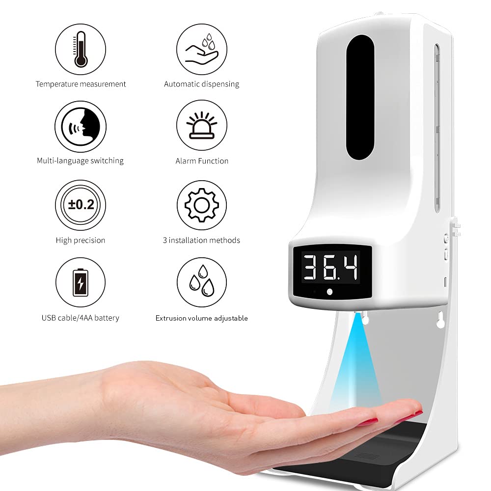 Wall Mounted Automatic Soap Dispenser with Thermometer C274246