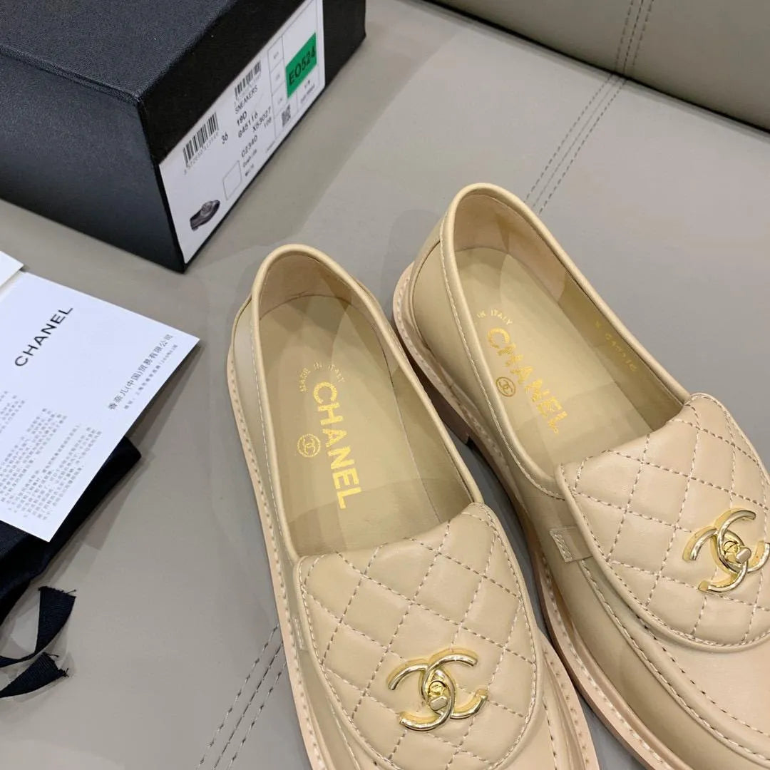 Beige Loafers I246