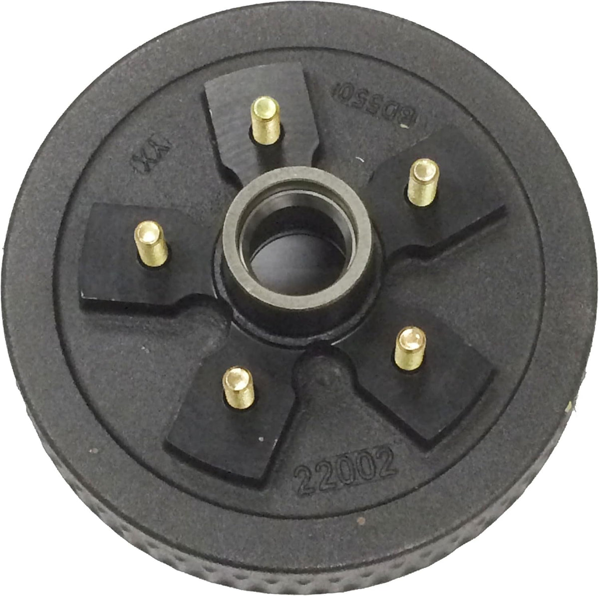 10" X 2-1/4" Trailer Brake Drum 5 on 5" B.C. for 3500 Lbs Axle, Pack of 2 Q793