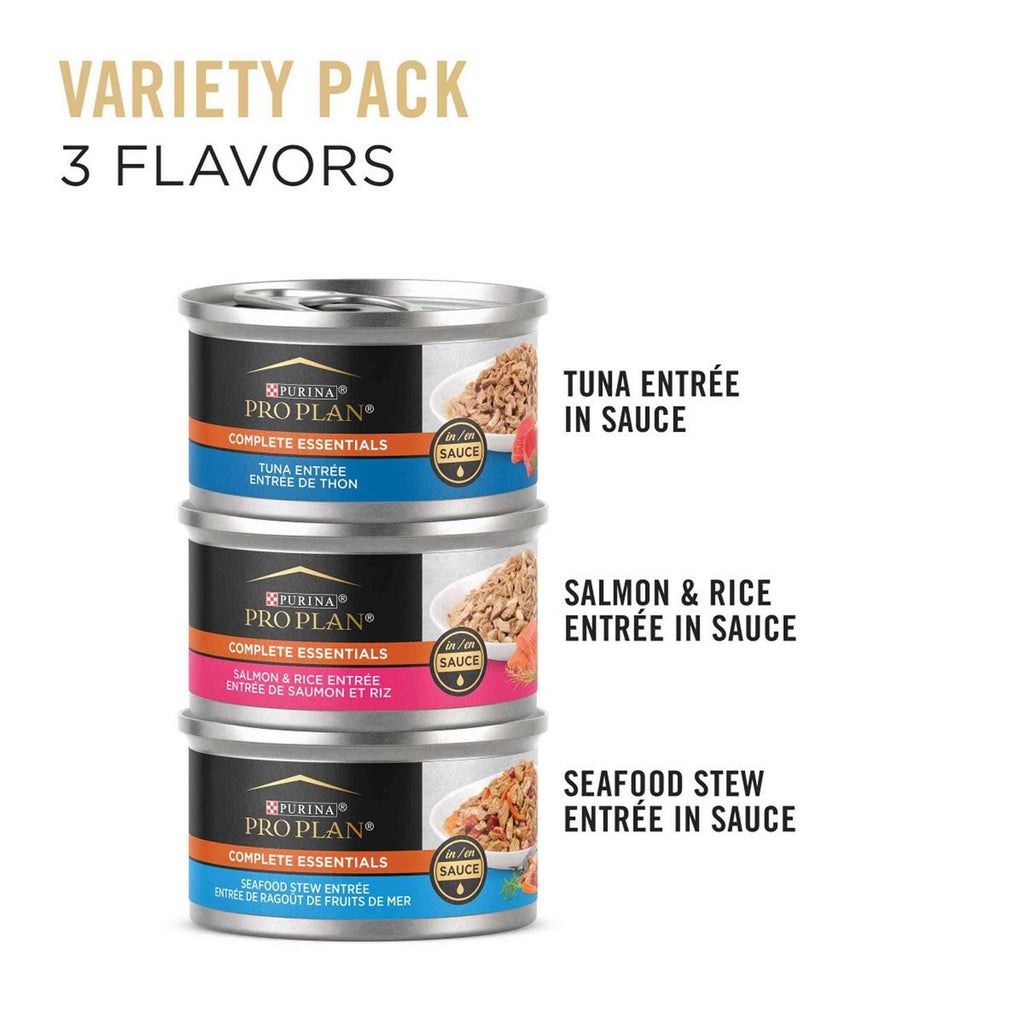 Wet Cat Food Variety Pack Seafood H564