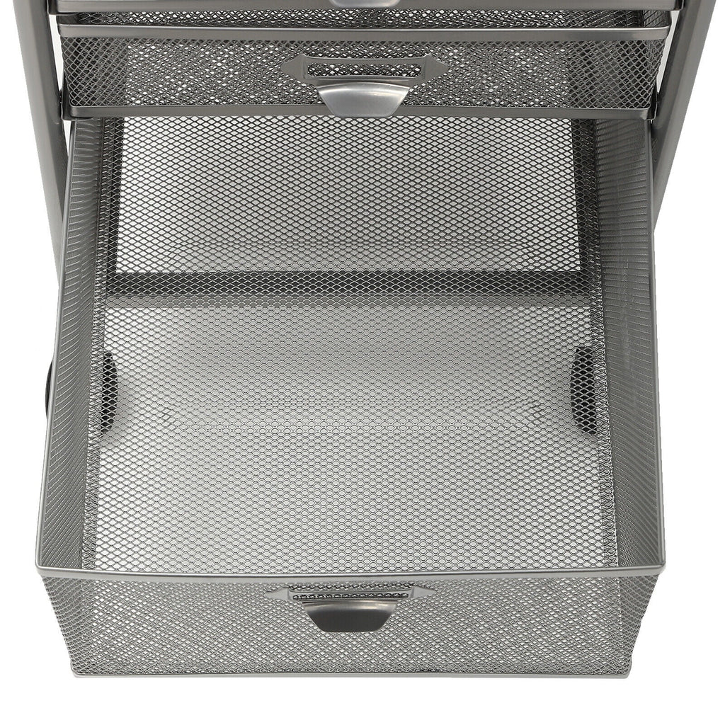 Rolling File Storage Cart with 5 Drawers J45357