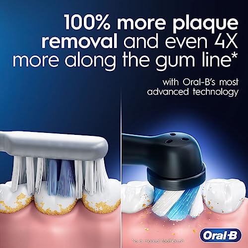 Black Onyx Electric Toothbrush with 3 Replacement Brush Heads T6259