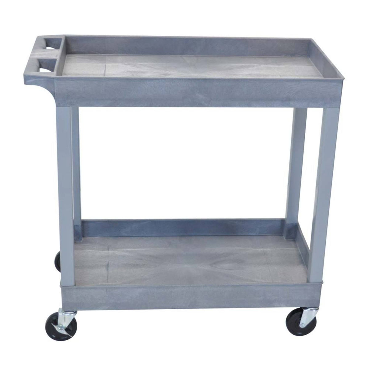 2-Shelf Tub Cart Gray R35307