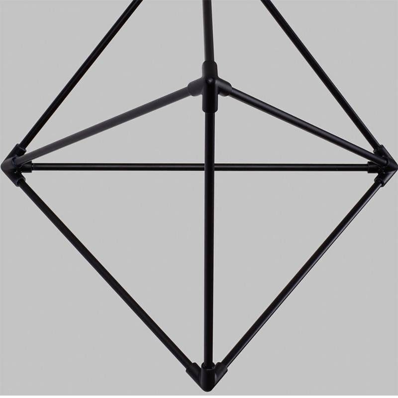 Black LED Chandelier S701165
