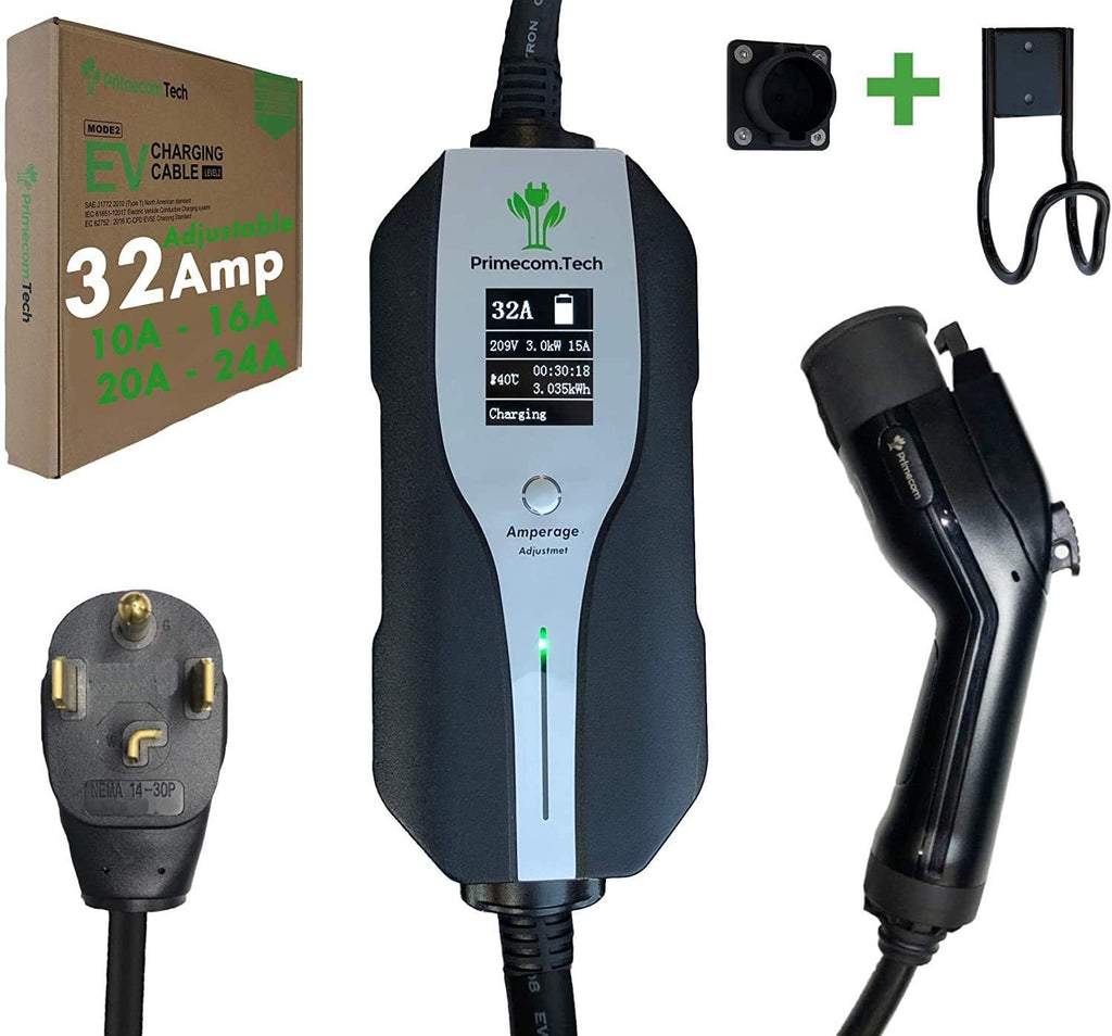 Level 2 Electric Vehicle Charger with 30Ft Cable M605