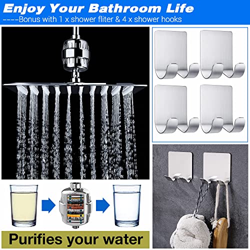12" Rain Shower Head with Handheld Spray Combo A27210
