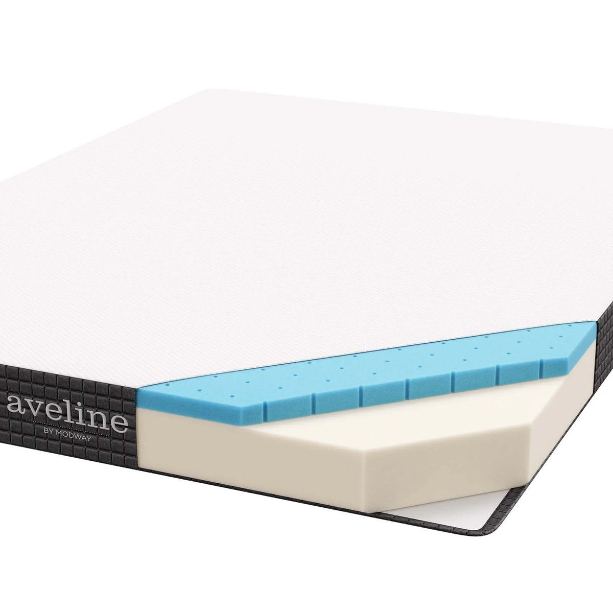 Memory Foam Narrow Twin Mattress in White F618