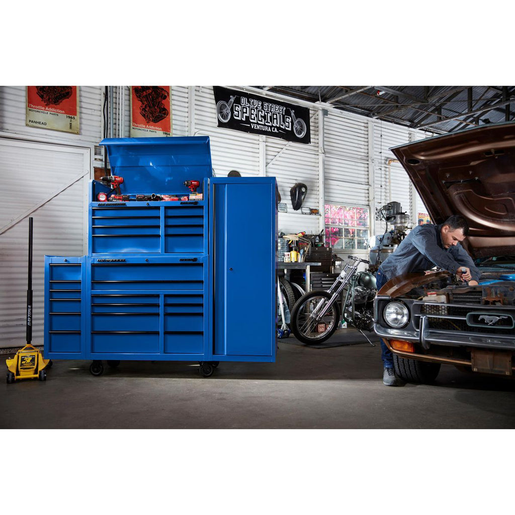 42 in. x 22 in. Blue Roll Cab P355