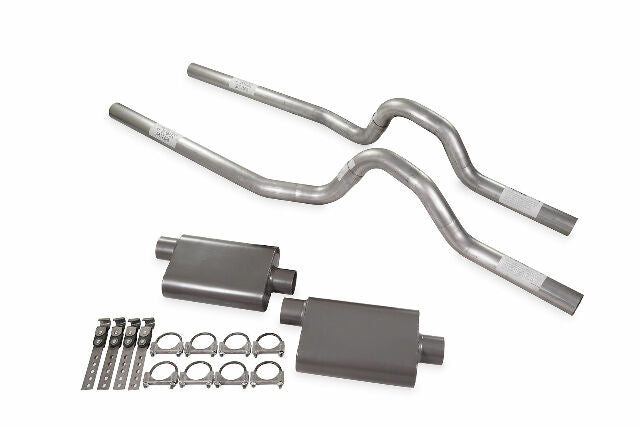 3" Dual Exhaust Kit with 2 Chamber Mufflers C2619