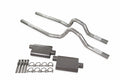 3" Dual Exhaust Kit with 2 Chamber Mufflers C2619