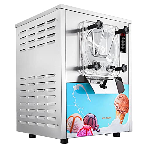 Commercial Ice Cream Machine 1400W 20/5.3 Gph Hard Serve Ice Cream Maker with LED Display Screen L362