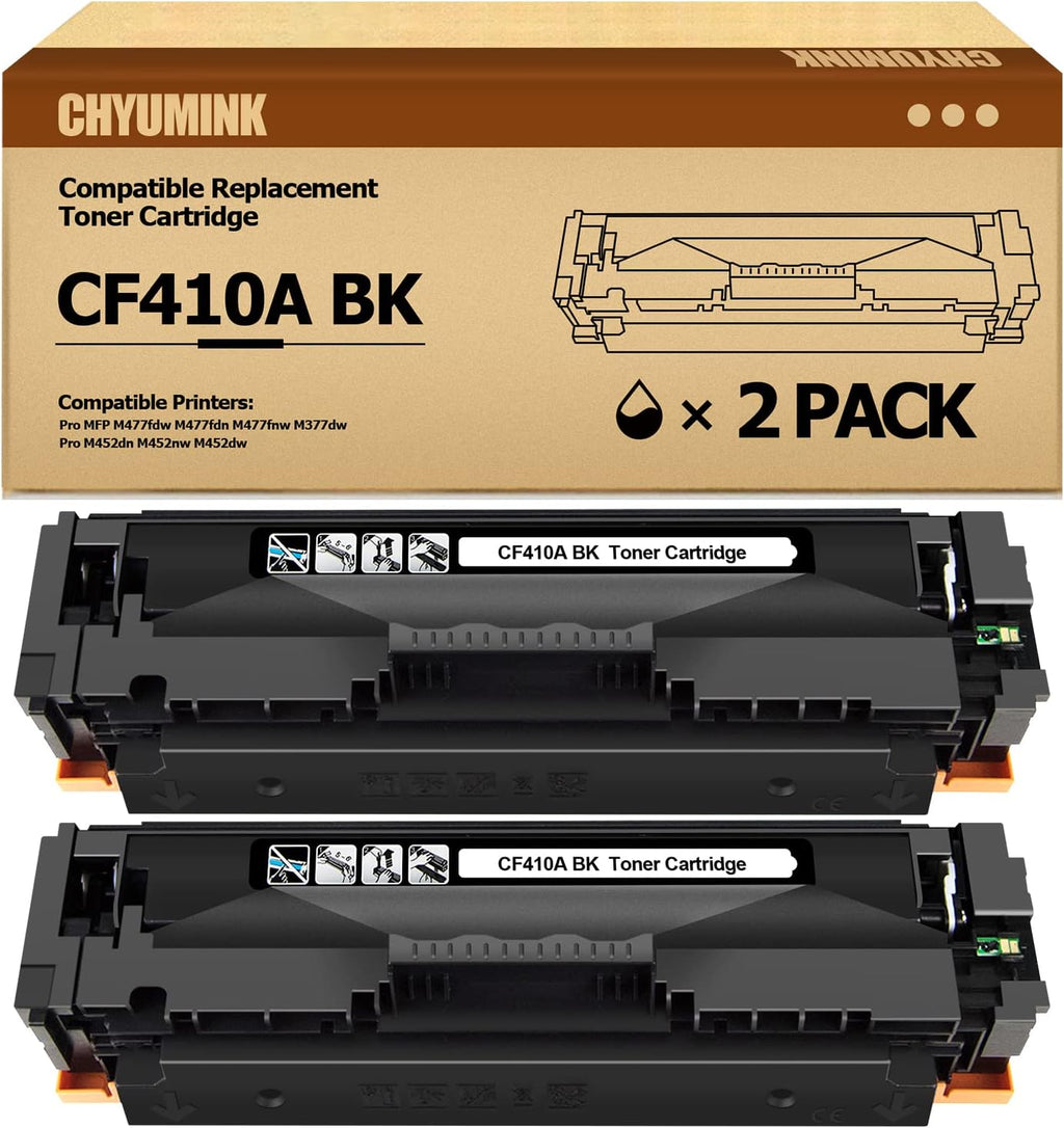 2 Pack Black Compatible Toner Cartridges Y54307