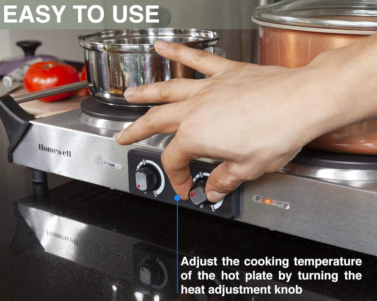 Electric Cast Iron Hot Plate Dual Burner R718839