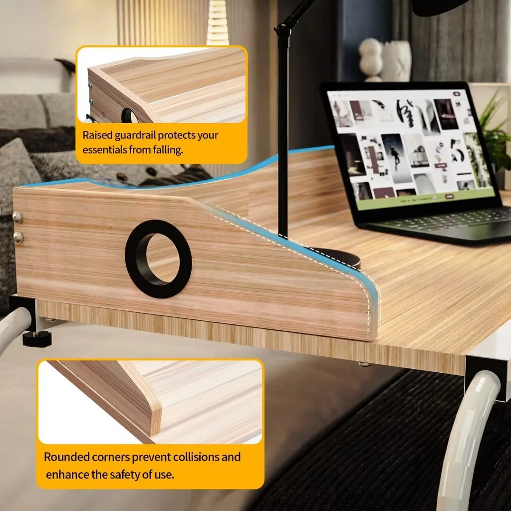 Height Adjustable Overbed Table with Wheels H96841