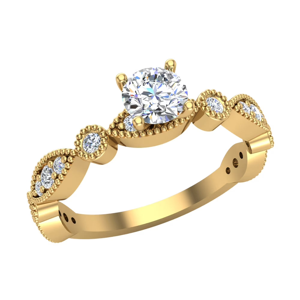 14K Gold Diamond Ring O450569
