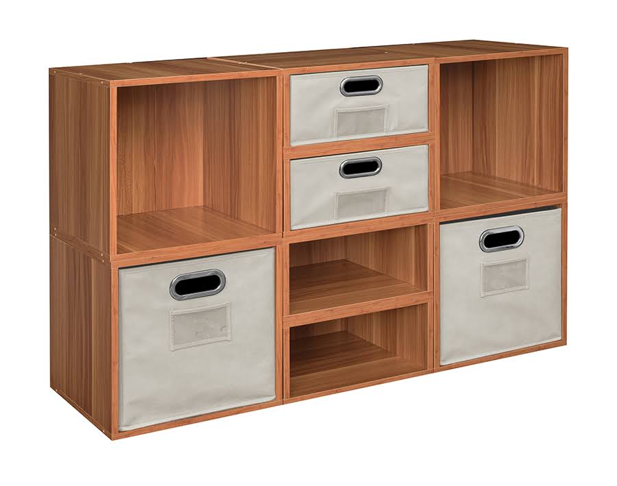 1 Half Cube/1 Full Cube Storage Set with Foldable Storage Bins S128710