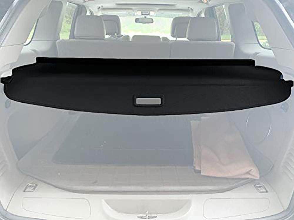 Cargo Cover Trunk Shielding Shade Black J852