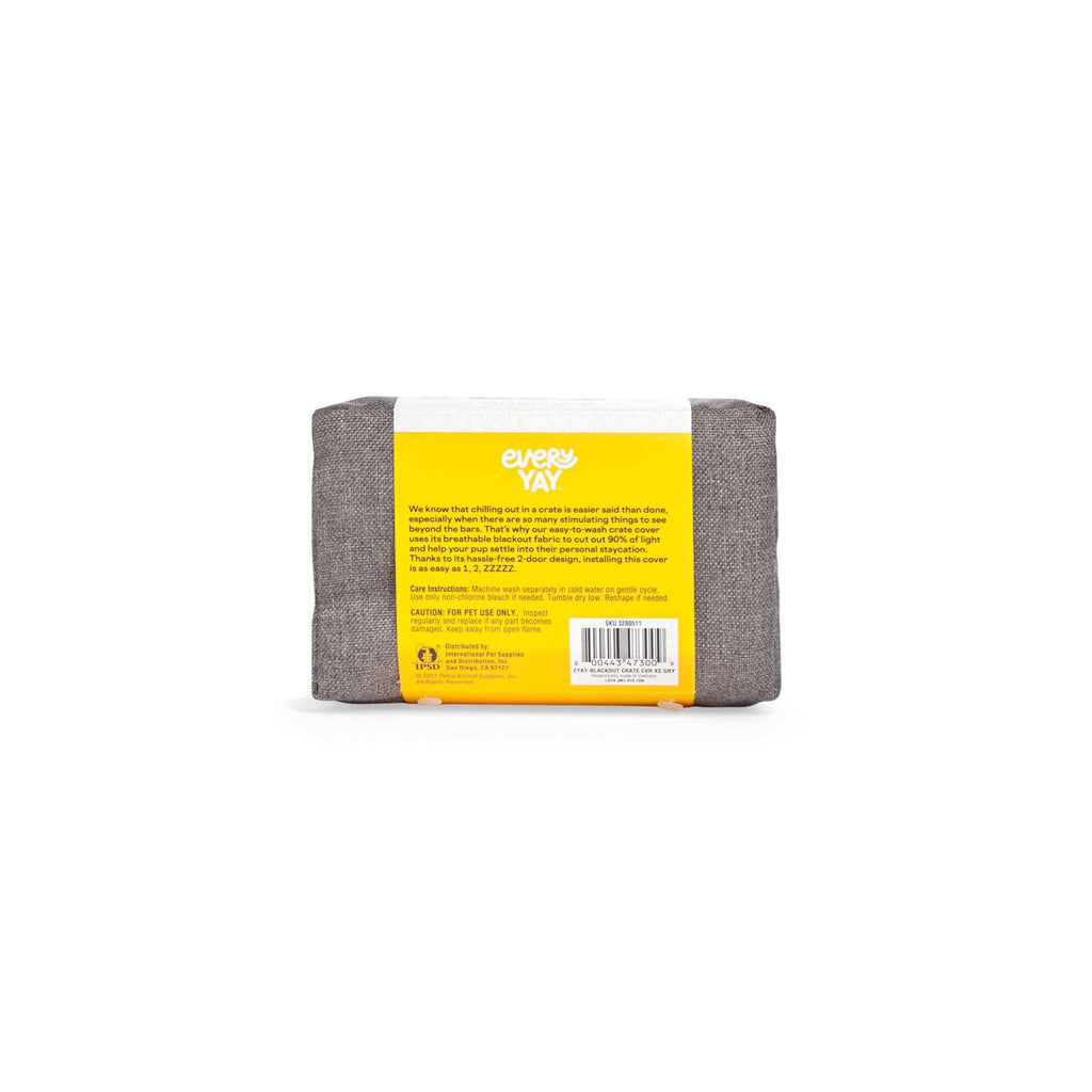 Grey Dog Crate Cover I9504