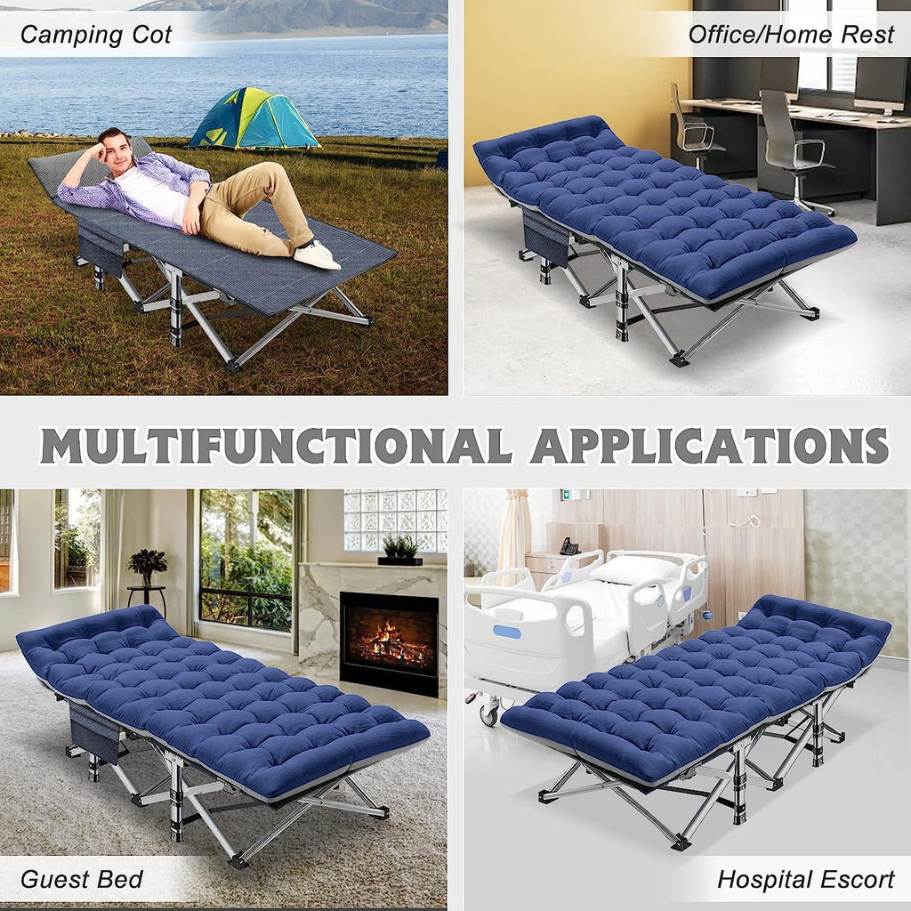 Heavy Duty Folding Camping Cot with Carry Bag L3197