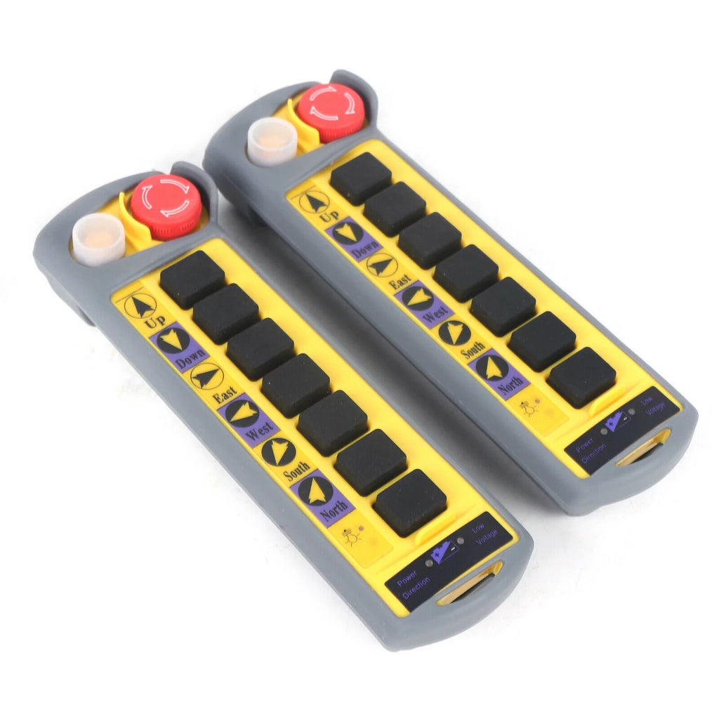 Wireless Lifting Machine 6 Channel 2 Speed Control Hoist Crane Radio Remote Control System 2 Transmitter X916